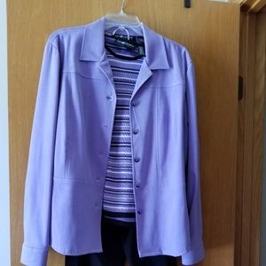 Dressy lavendar pant suit